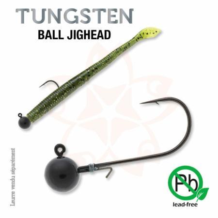 Tête TUNGSTEN BALL JIGHEAD SAKURA Pêche aux leurres